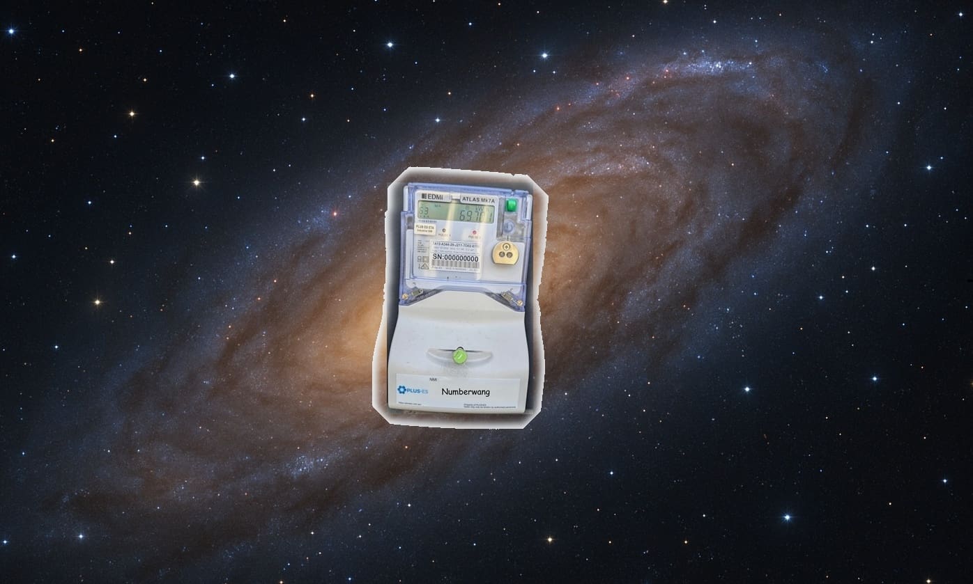 A universal smart meter floating in space