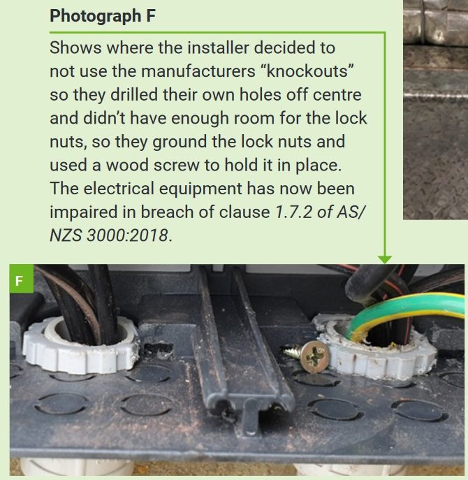 vandalised fronius inverter