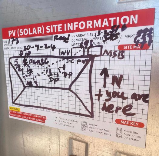badly drawn solar site map