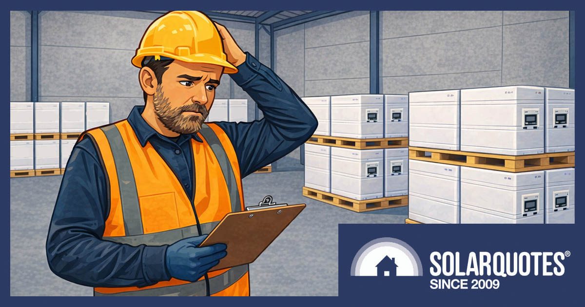 Home battery lead times