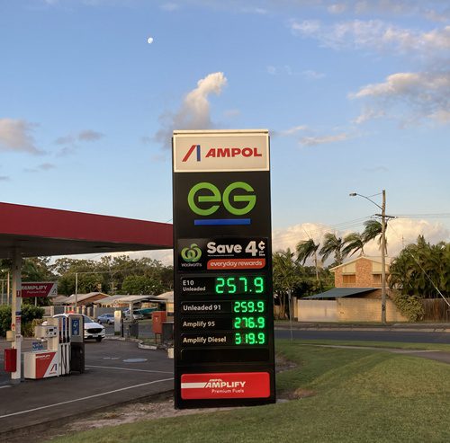 Regional QLD fuel prices.