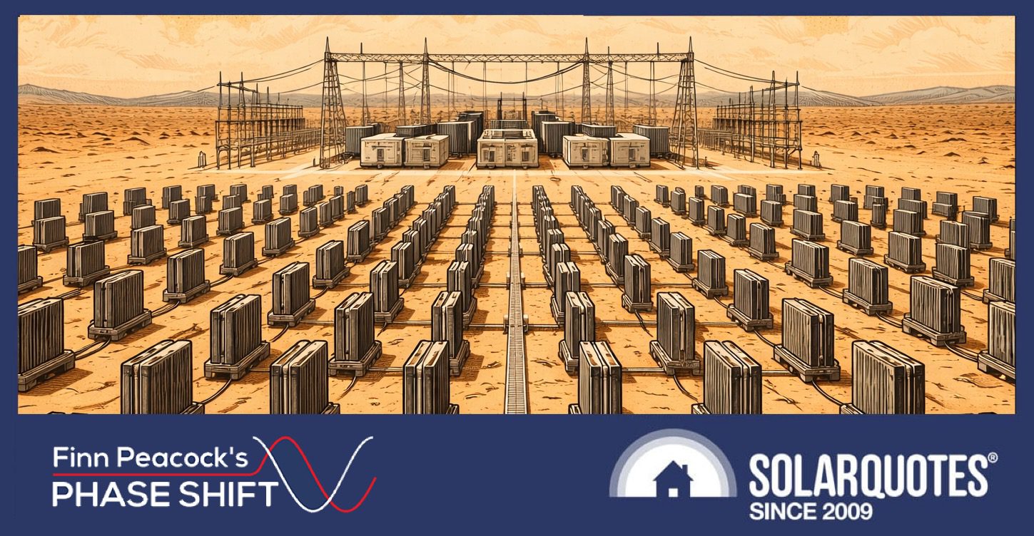 Batteries in the desert