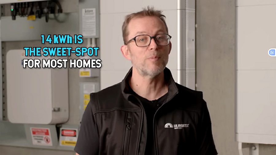 Battery rebate 14kWh is the sweet spot