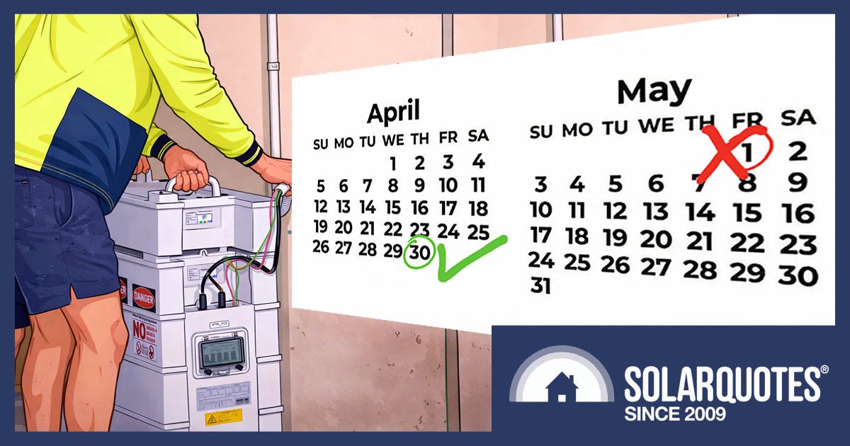 Battery rebate deadline cut-off