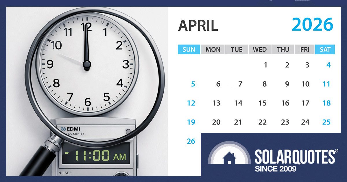 TOU plans and daylight saving