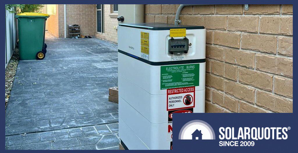 Battery and wheelie bin