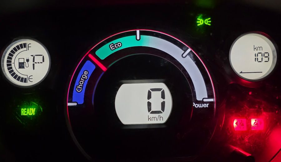 iMiev dashboard