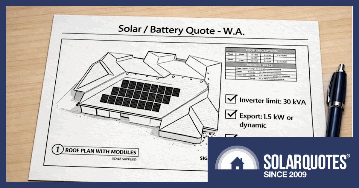 WA inverter rules checklist