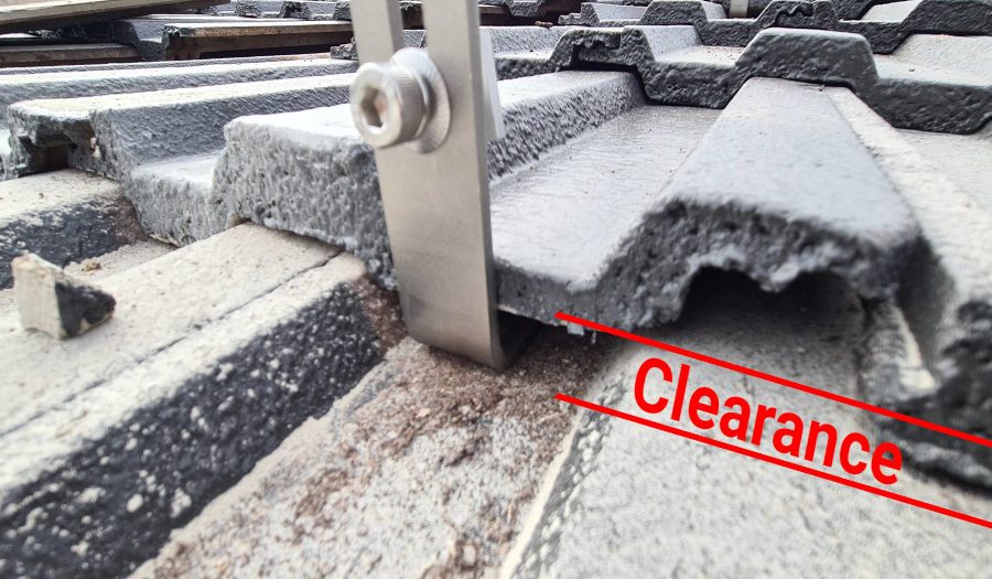 tile roof hook for solar