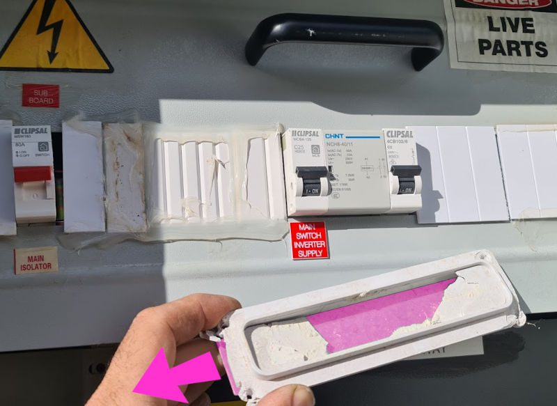 broken switchboard