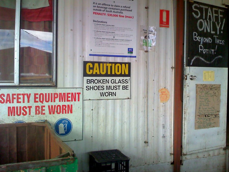 broken glass shoes must be worn