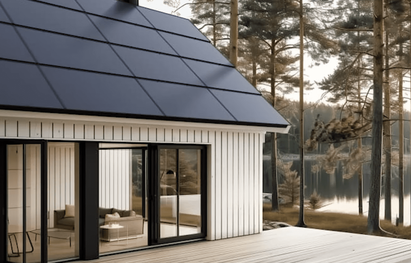 Building integrated solar panels
