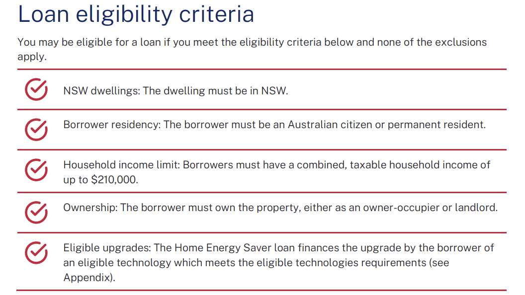 home energy saver inclusions