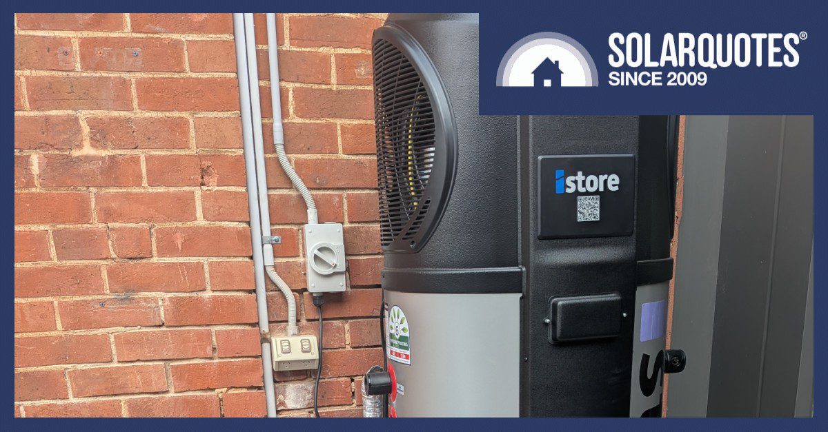 A hot water heat pump