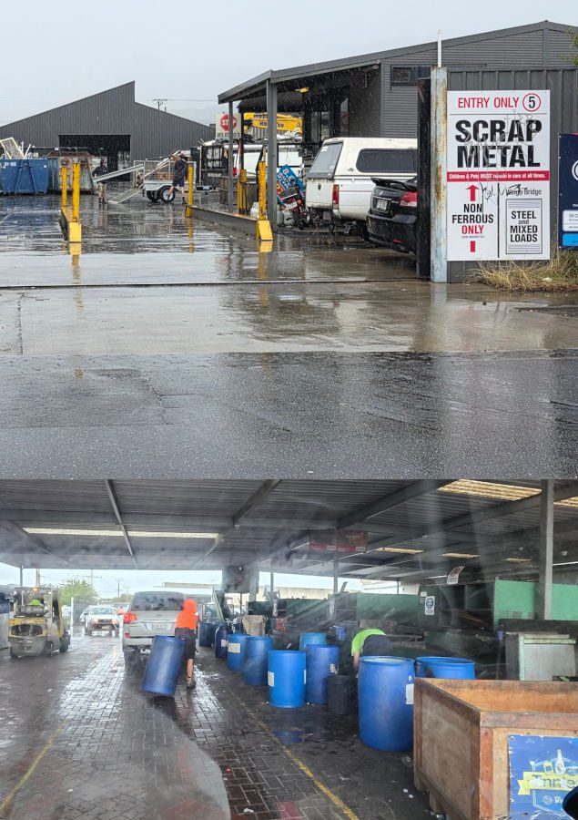recycling yard