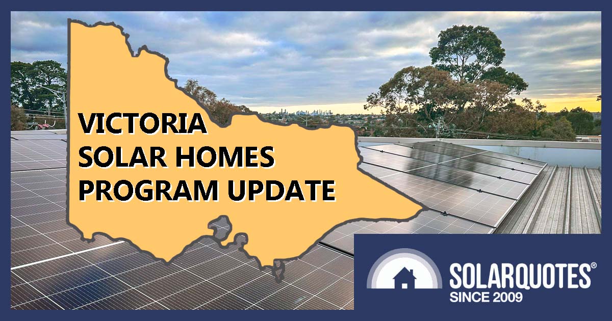 Victoria Solar Homes Update