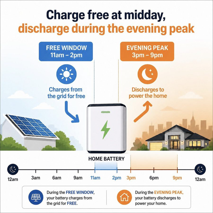 An infographic on battery charging