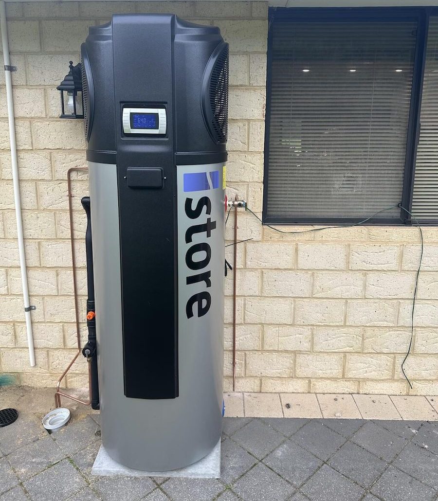 An iStore heat pump.