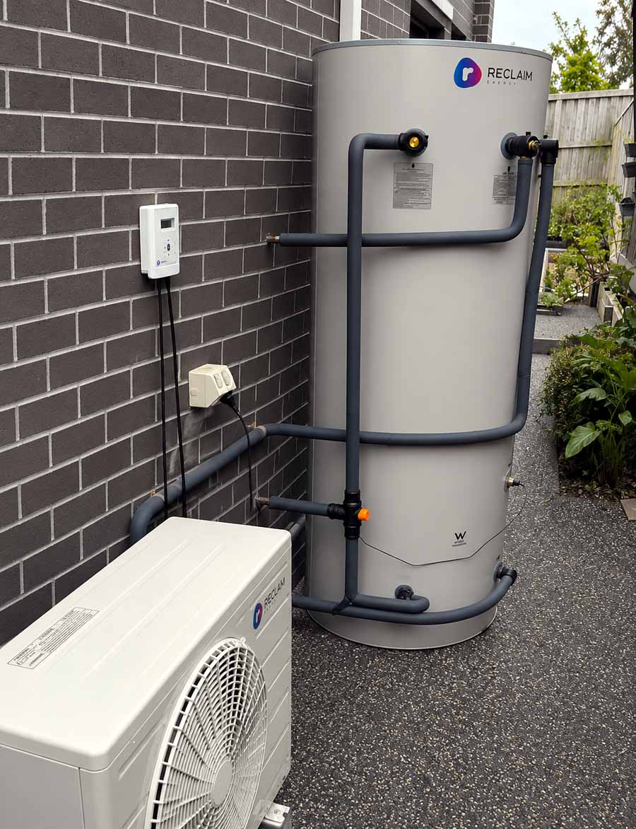 Reclaim heat pump