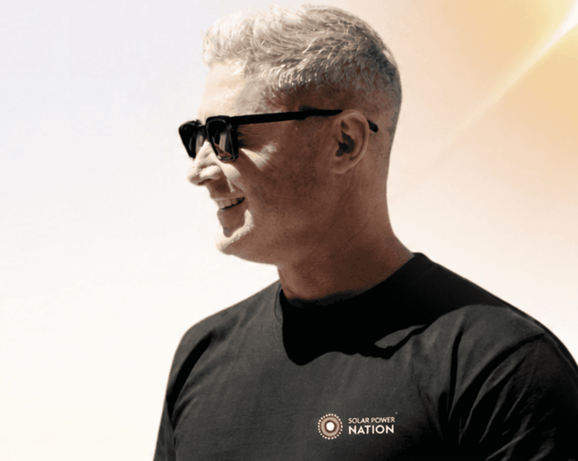 Michael Clarke promoting Solar Power Nation