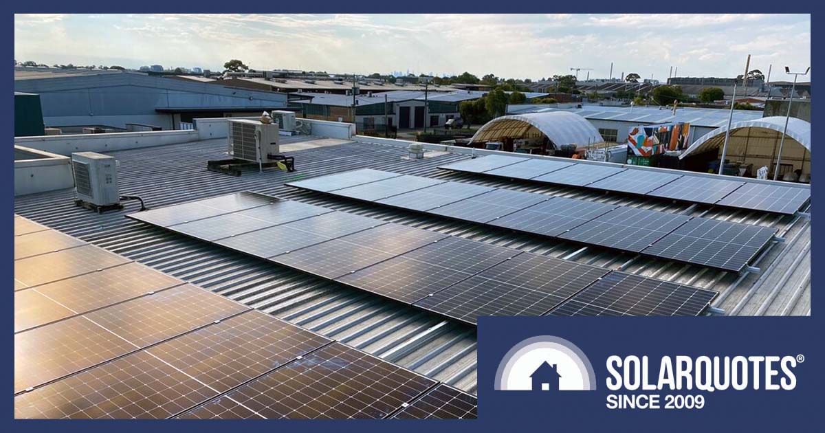 Commercial solar panels