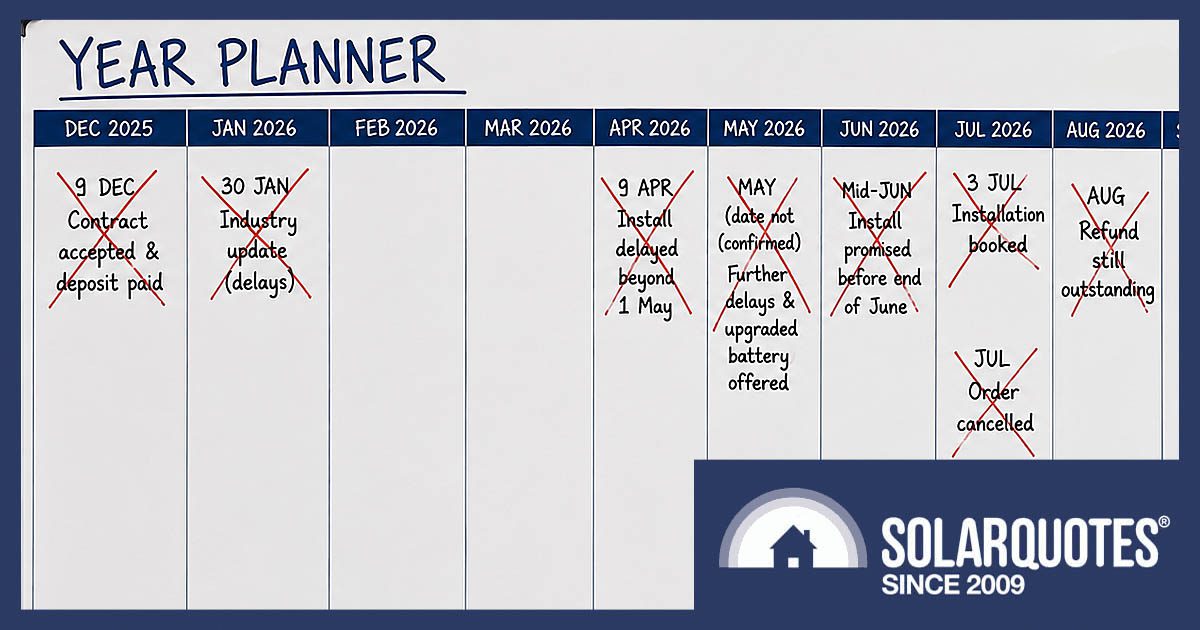 How many chances do you give your installer?