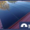 Solar panels on a roof with the words SolarQuotes in the bottom right corner.