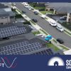 Solar panels on multiple roofs