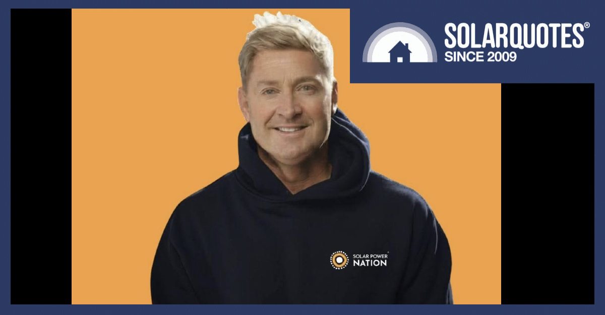 Michael Clarke promoting Solar Power Nation
