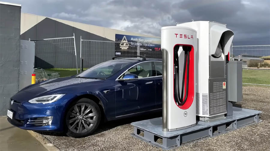 Tesla fast charger