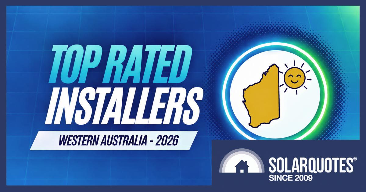 Top-rated solar installers 2026 in WA