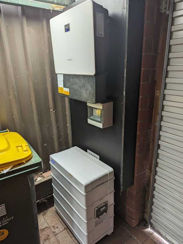 sungrow inverter and SBR battery