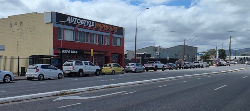 traffic queued for fuel
