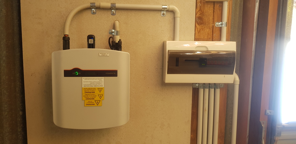 A solar system installation in your area