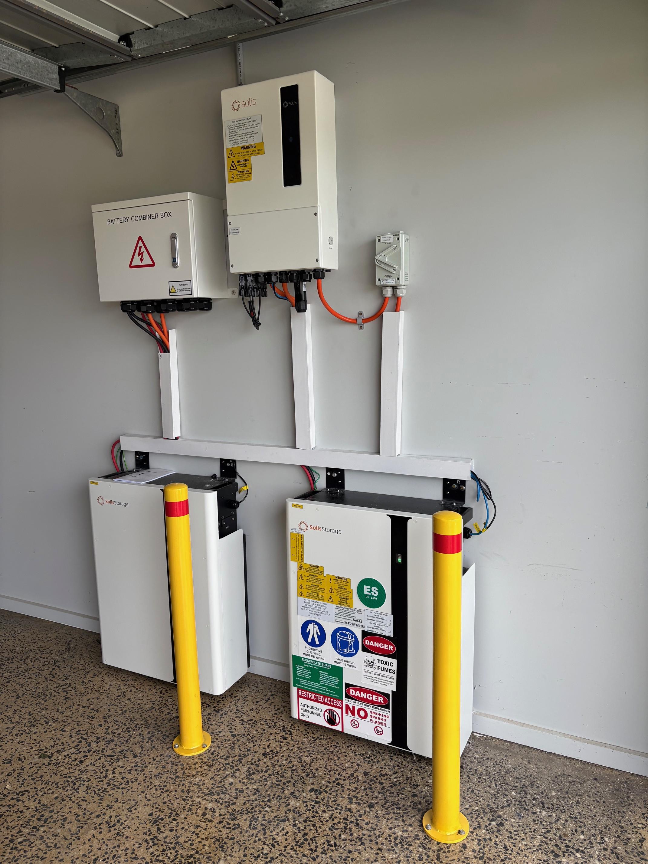 A solar system installation in your area