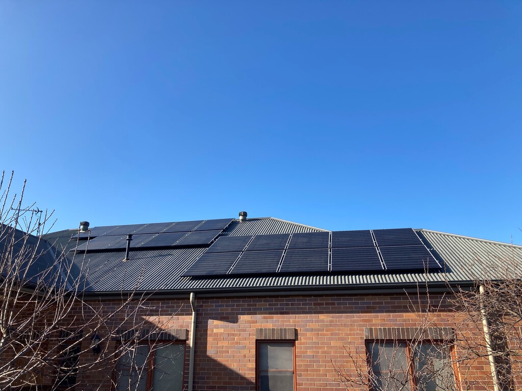 A solar system installation in your area