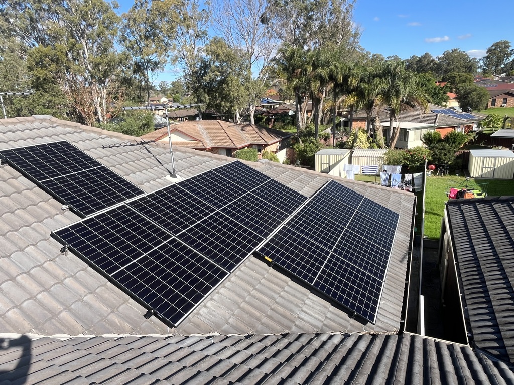 A solar system installation in your area