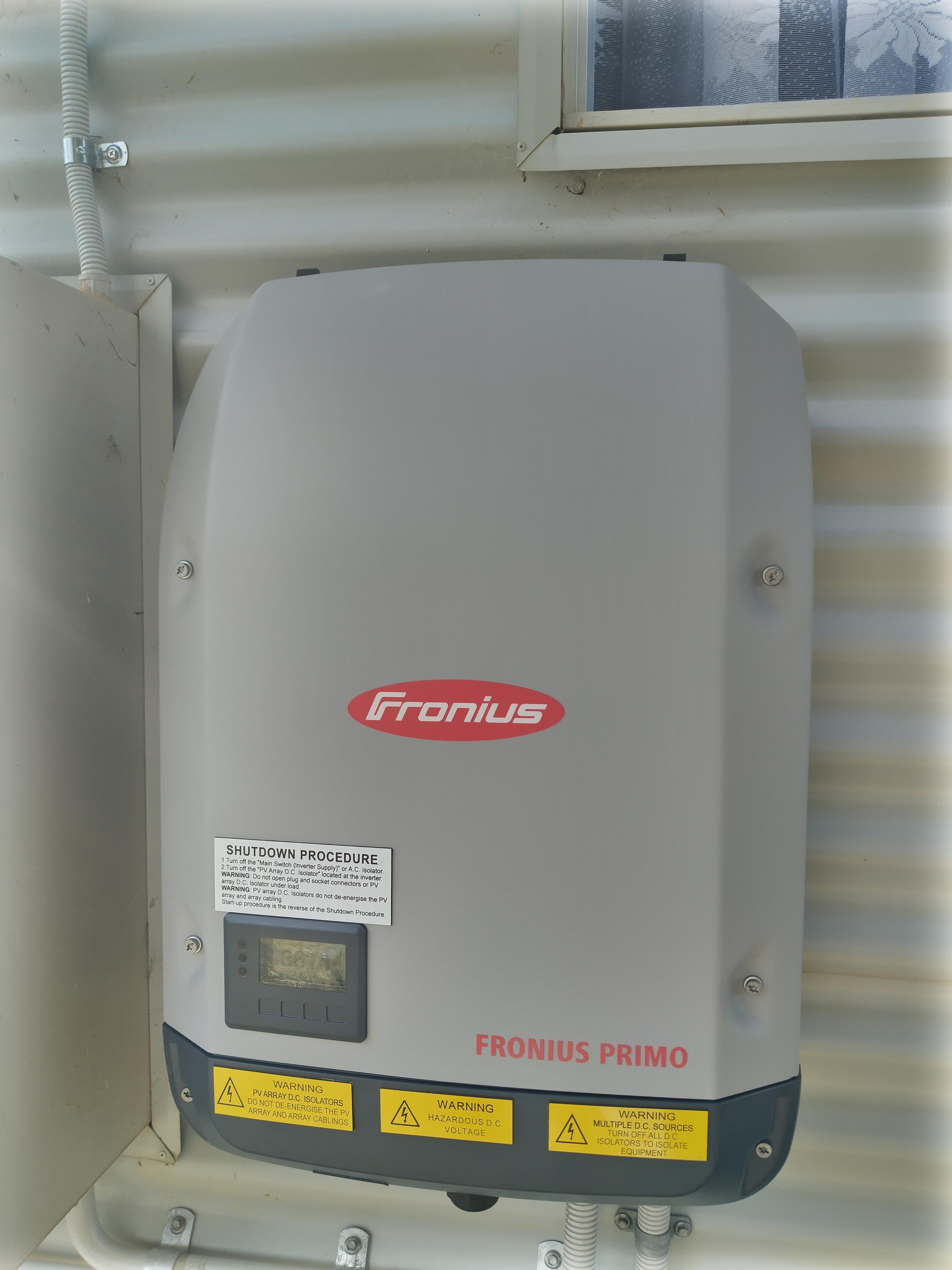 A solar system installation in your area