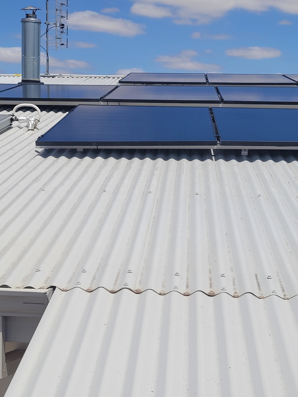 A solar system installation in your area