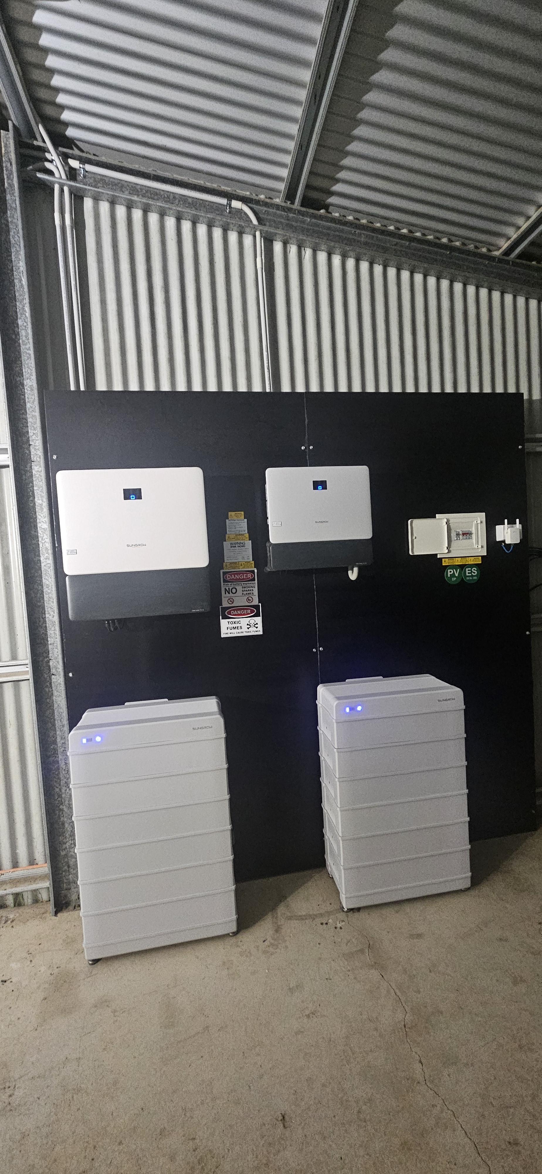 A solar system installation in your area
