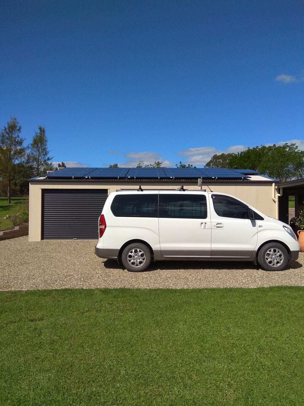 A solar system installation in your area