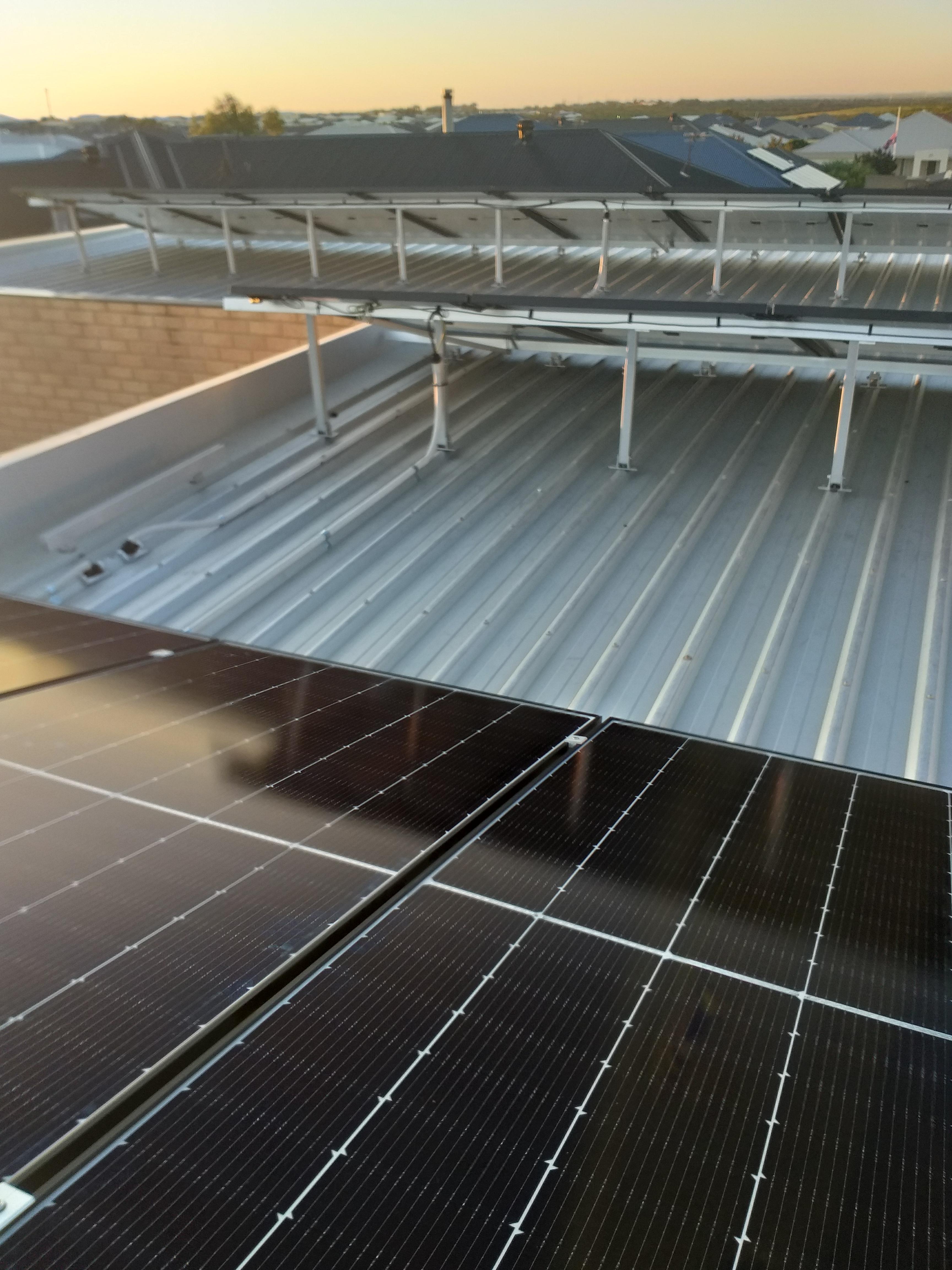 A solar system installation in your area