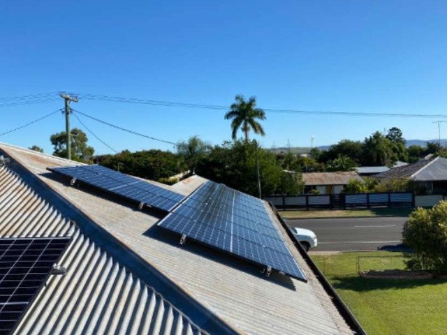 A solar system installation in your area