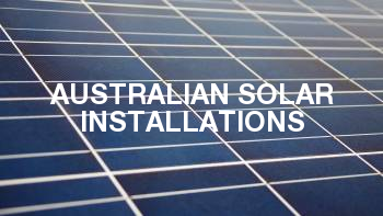 Australian Solar Installations