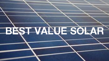 Best value solar