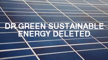 Dr Green Sustainable Energy deleted