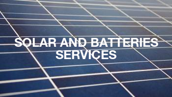 Solar and Batteries Services