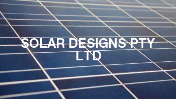 Solar Designs Pty Ltd