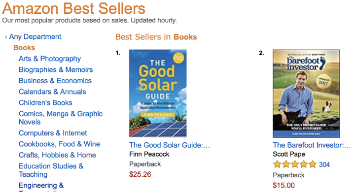 gsg amazon bestseller