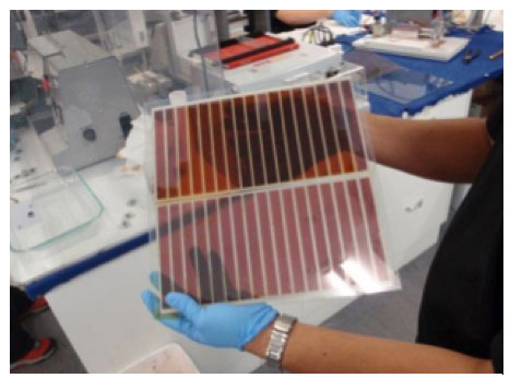 Dye Sensitised Solar Cell in the lab